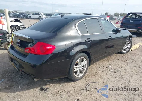 2012 Infiniti G37 Journey z USA, uszkodzony, nr VIN JN1CV6AP7CM625640